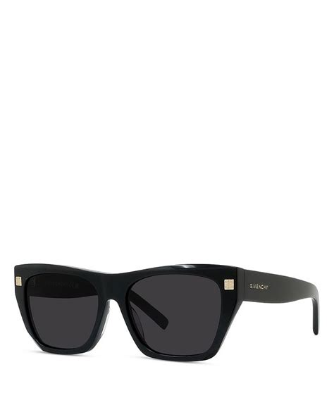 givenchy square rubber logo sunglasses|givenchy 55mm oversized sunglasses.